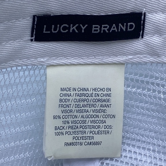 Lucky Branded Trucker Hat Blue / White - Picture 9 of 9